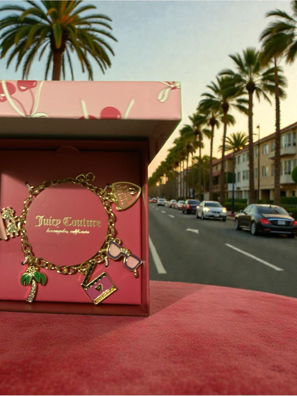 Juicy Couture Beverly Hills Hollywood Theme Charm Bracelet Only - Picture 2 of 10